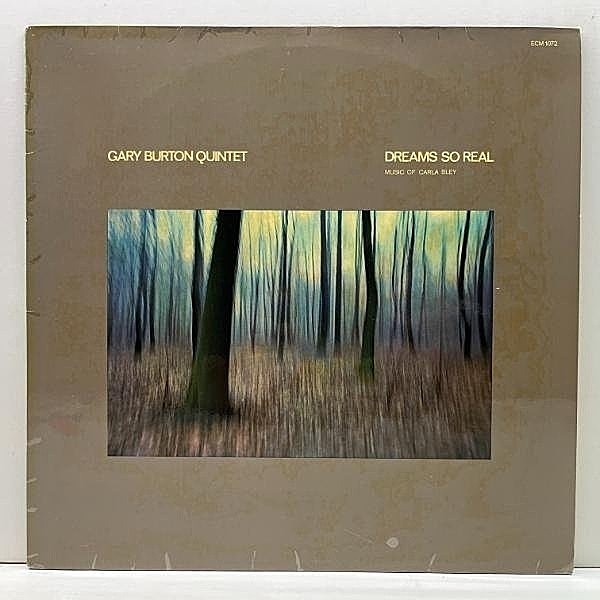 レコードメイン画像：美盤!! ドイツ・オリジナル【w/PAT METHENY & MICK GOODRICK】GARY BURTON QUINTET Dreams So Real - Music Of Carla Bley ('76 ECM 1072)