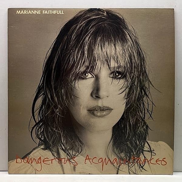 レコードメイン画像：美盤!! USオリジナル STERLING刻印 MARIANNE FAITHFULL Dangerous Acquaintances ('81 Island) レゲエディスコ Sweetheart など 米 LP 原盤