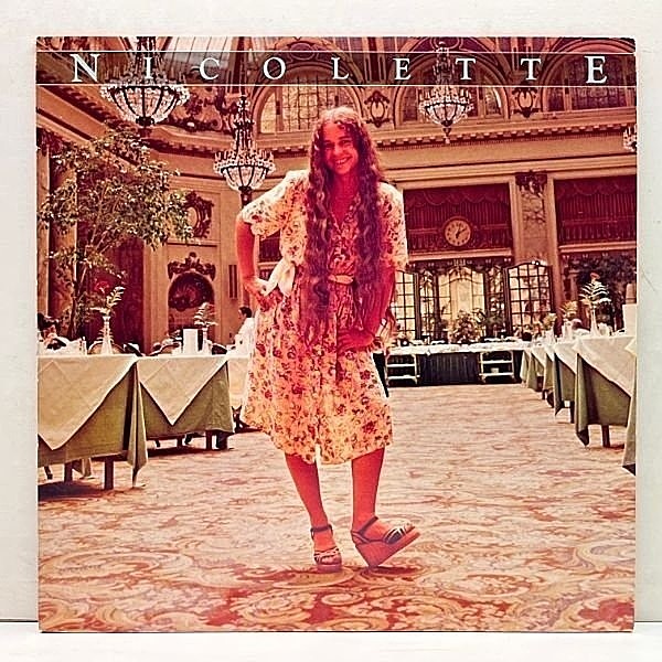 レコードメイン画像：Cut無し!美品!【茶背景】USオリジナル NICOLETTE LARSON S.T ('78 Warner) ニコレット・ラーソン 1st デビュー 溢れる愛 Lotta Love