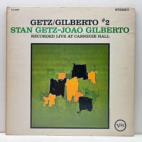 レコードメイン画像：美盤!!【VANGELDER刻印】USオリジ STAN GETZ JOAO GILBERTO #2 ('66 Verve) スタン・ゲッツ ジョアン・ジルベルト Live at Carnegie Hall