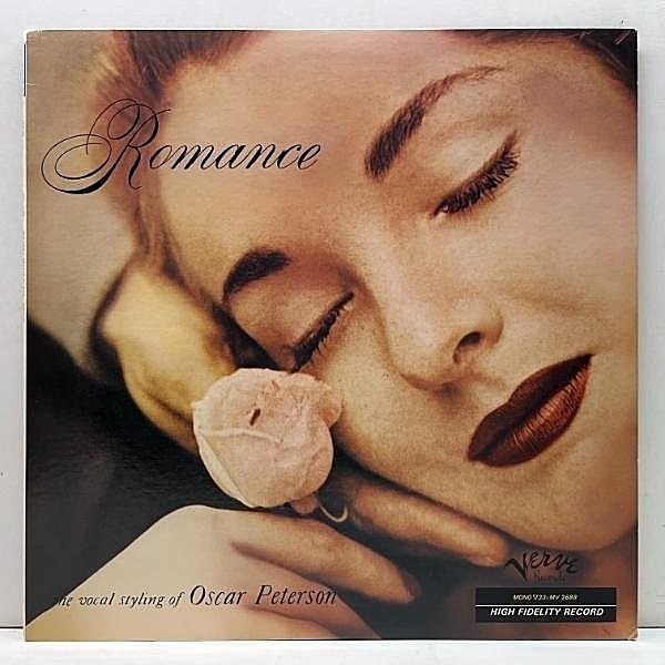 レコードメイン画像：【MONO】OSCAR PETERSON Romance (Verve MV 2688) オスカー・ピーターソンが歌う絶品のヴォーカル作品 ロマンス JPN 国内盤 モノラル