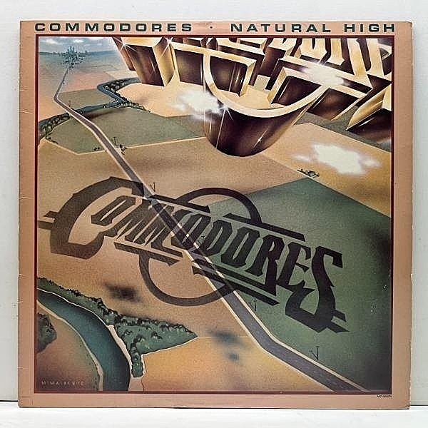 レコードメイン画像：【販促用グッズオーダー用紙付属】良好品!! USオリジナル COMMODORES Natural High ('78 Motown) JUNGLE BROTHERS, FOUR TET サンプリング