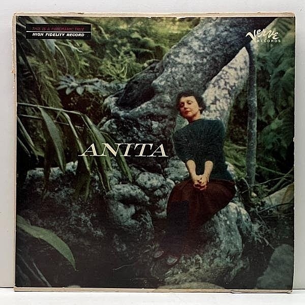 レコードメイン画像：良好盤!! MONO 深溝 VERVEリム US初期プレス ANITA O'DAY Anita - Sings (Verve V-2000) アニタ・オデイ w/ Paul Smith, Barney Kessel