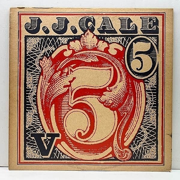 レコードメイン画像：美盤!! '79年 初版 テクスチャード仕様 J.J. CALE 5 (Shelter / RJ-7606) スワンプブルース名作 テネシー州Lakehouse録音 国内 LP