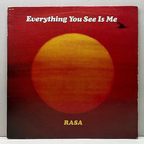 レコードメイン画像：【COMMON Take It Ez サンプリング ネタ】良好盤!! USオリジナル RASA Everything You See Is Me ('78 Govinda) AOR／LIGHT MELLOW