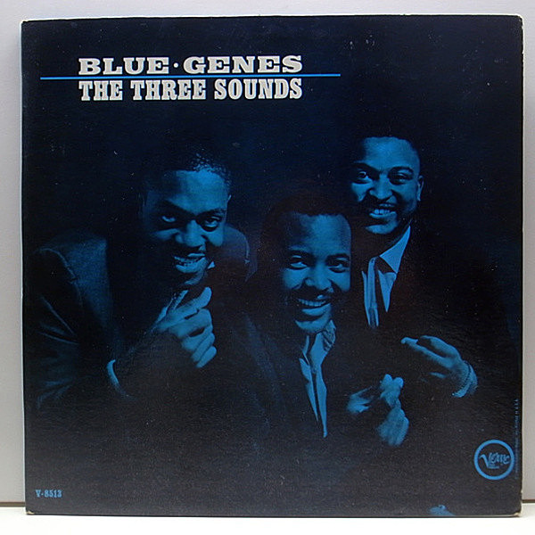 レコードメイン画像：美品 MONO USオリジナル 3 THREE SOUNDS Blue Genes ('62 Verve) 初回 濃黒Tラベ ピアノトリオ