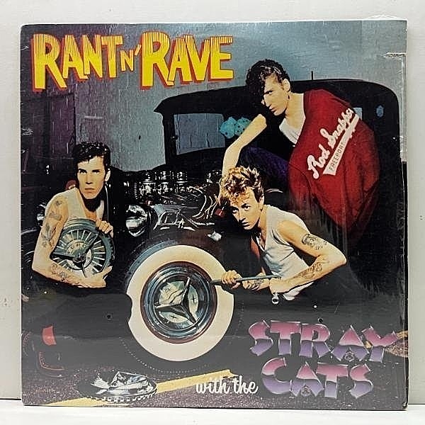 レコードメイン画像：シュリンク!美盤!【初回オンリー／歌詞無修正】USオリジナル STRAY CATS Rant N' Rave With ～ ('83 EMI America) 高音質 Wally刻印 LP