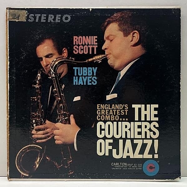 レコードメイン画像：レアな美盤!! USオリジナル RONNIE SCOTT And TUBBY HAYES The Couriers Of Jazz ('59 Carlton 12-116) タビー・ヘイズ ロニー・スコット