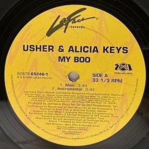 レコード画像：USHER / ALICIA KEYS / My Boo