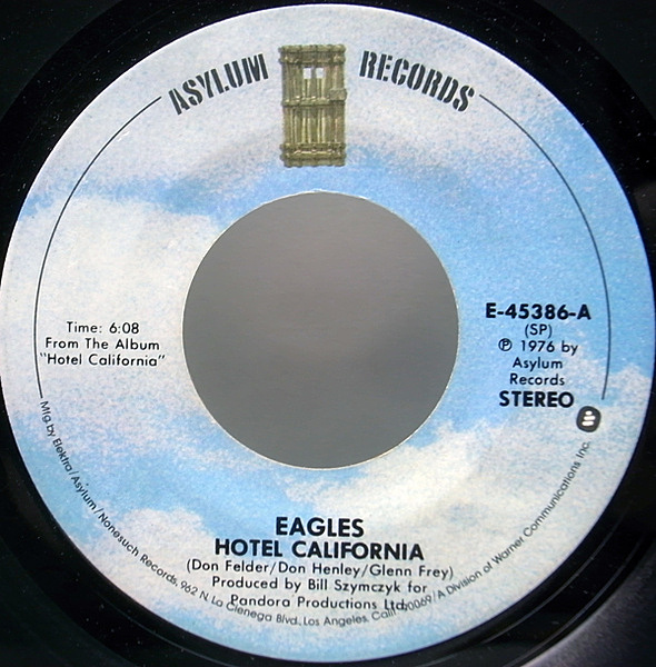 EAGLES / Hotel California (7) / Asylum | WAXPEND RECORDS