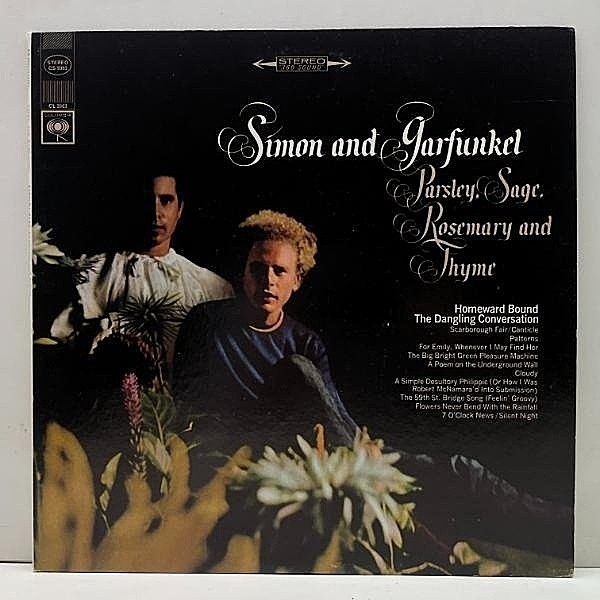 レコードメイン画像：良好!! USオリジナル 初版 360 2eyeラベ SIMON & GARFUNKEL Parsley, Sage, Rosemary And Thyme ('66 Columbia) 米 初回プレス LP