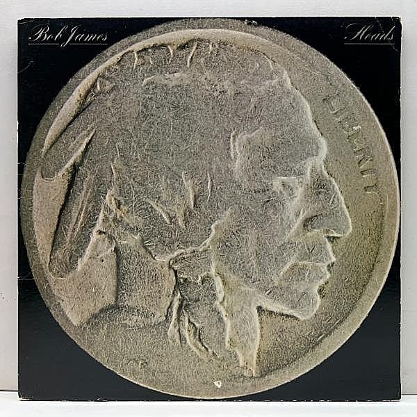 レコードメイン画像：USオリジナル 初版 BC無し BOB JAMES Heads ('77 Columbia) MIC GERONIMOネタ Night Crawler / BOZ SCAGGS We're All Alone カヴァー 収録