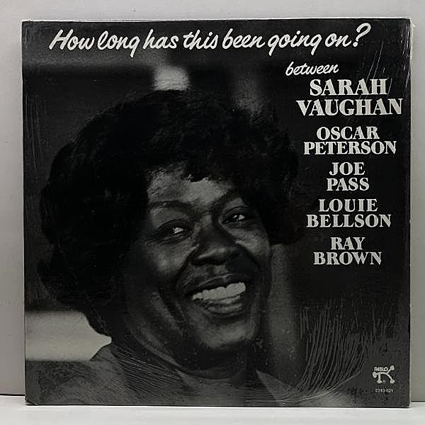レコードメイン画像：シュリンク美品!! 見開き USオリジ SARAH VAUGHAN How Long Has This Been Going On ('78 Pablo) w/OSCAR PETERSON, JOE PASS, RAY BROWN