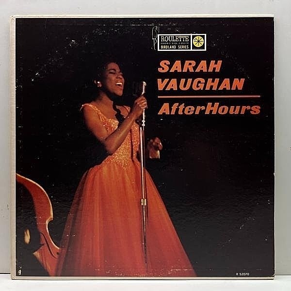レコードメイン画像：良好!! MONO オリジナル SARAH VAUGHAN After Hours ('61 Roulette) サラ・ヴォーン アフター・アワー w/ Mundell Lowe, George Duviver