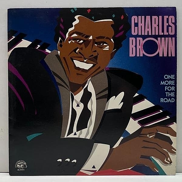 レコードメイン画像：【ズッシリ歌唱のMellowピアノブルース逸品】良好品!! US初期プレス CHARLES BROWN One More For The Road (Alligator) w/ BILLY BUTLER