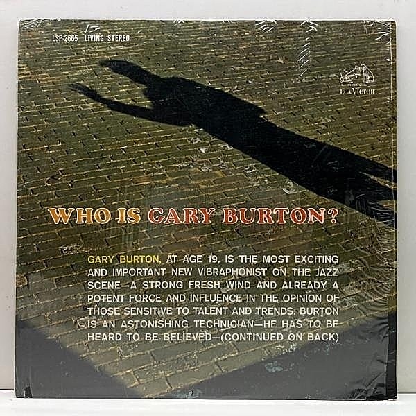 レコードメイン画像：シュリンク美品!! USオリジナル GARY BURTON Who Is Gary Burton? (RCA LSP-2665) w/ Phil Woods, Tommy Flanagan // ニッパー DG 銀レター