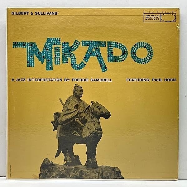 レコードメイン画像：【w/Dempsey Wright, Ben Tucker, Paul Horn】美品 MONO オリジナル FREDDIE GAMBRELL Mikado (World Pacific WP-1262) 初版 楕円ラベ 深溝