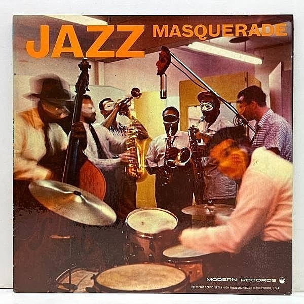 レコードメイン画像：【演奏を聴けば十分だろ】1st Modern オリジナル MODERN JAZZ ALL STARS Jazz Masquerade || Charlie Parker? Ben Webster? Wardell Gray?