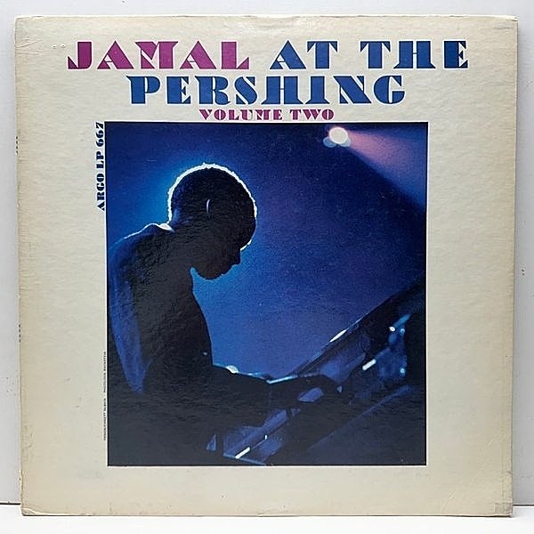 レコードメイン画像：美品!! MONO 深溝 USオリジナル AHMAD JAMAL At The Pershing Vol. 2 ('61 Argo) アーマッド・ジャマル 名作 But Not For Meの続編