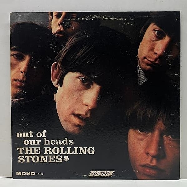 レコードメイン画像：激レア!美盤! USオリジナル MONO 初版マルーン【Unbox・Open Logo】ROLLING STONES Out Of Our Heads (LONDON LL 3429) 米 初回モノラル