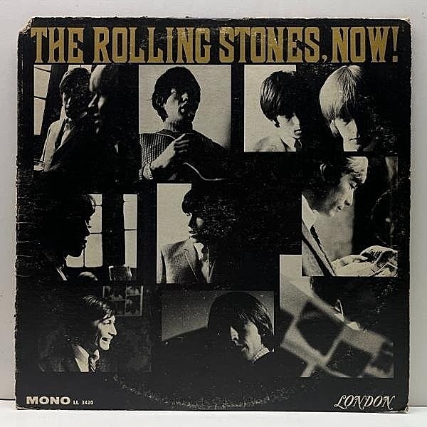 レコードメイン画像：【両マト1A／Blind Man無修正】良再生!! MONO USオリジナル 初版 Unbox Openロゴ ROLLING STONES Now! ('65 London) 1stマルーンラベ LP