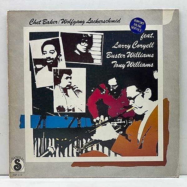 レコードメイン画像：美盤!! オリジナル 独オンリー CHET BAKER, WOLFGANG LACKERSCHMID (Sandra Music) w/ Larry Coryell, Buster Williams, Tony Williams