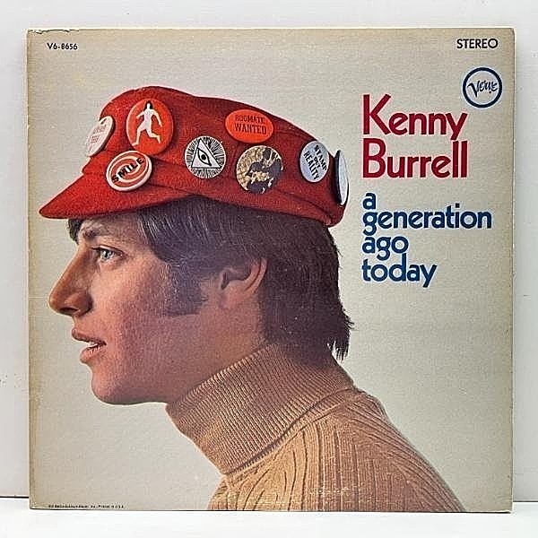 レコードメイン画像：美盤!!【VANGELDER刻印 深溝】USオリジナル KENNY BURRELL A Generation Ago Today ('67 Verve) ケニー・バレル w/ Phil Woods 相性抜群