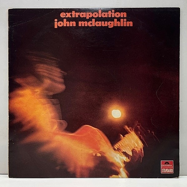 レコードメイン画像：UK初期プレス 赤ラベ 両面1マト MAT仕様 JOHN McLAUGHLIN Extrapolation ('70 Polydor) MADLIB サンプリング 濃厚妖艶な名曲 It's Funny 他
