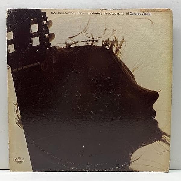 レコードメイン画像：【ギターインスト／魅惑のBrazilianラウンジ集】USオリジナル GERALDO VESPAR New Breeze From Brazil ('68 Capitol) 美女ジャケ LP