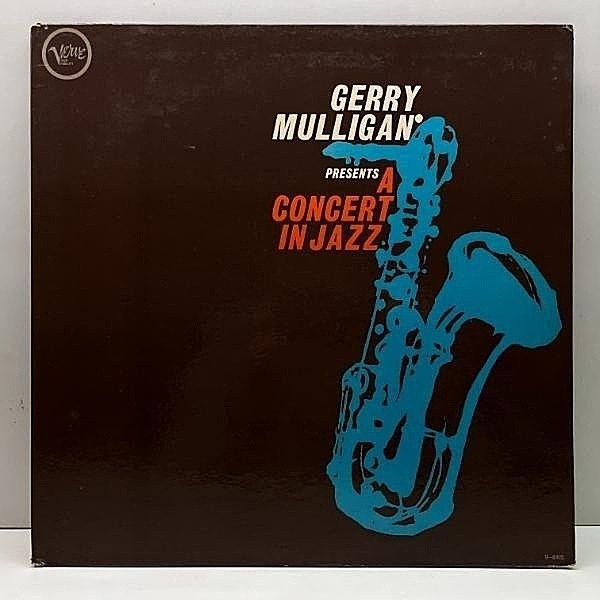 レコードメイン画像：USオリジナル MONO GFコート GERRY MULLIGAN, CONCERT JAZZ BAND A Concert In Jazz ('61 Verve) w/Gene Quill, Bob Brookmeyer 米モノラル