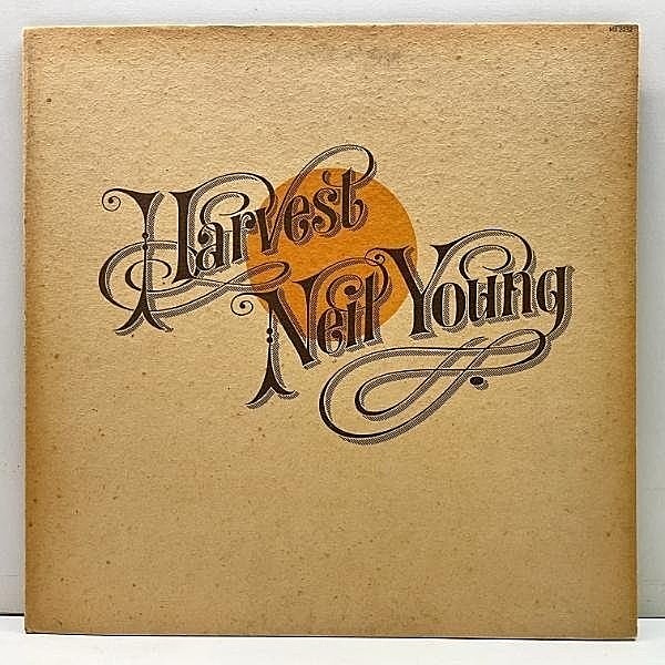 レコードメイン画像：レアな美盤!! USオリジナル 初版 W無し 粗ざらジャケ 歌詞シート＆インナー完品 NEIL YOUNG Harvest ('72 Reprise) LH／STERLING刻印あり