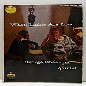 レコード画像：GEORGE SHEARING / TEDDI KING / When Lights Are Low