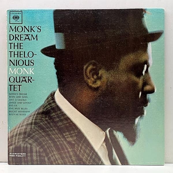 レコードメイン画像：【パーフェクト極美盤】MONO オリジナル GUARANTEED 2eyeラベ THELONIOUS MONK Monk's Dream (Columbia CL 1965) CHARLES ROUSE 米モノラル