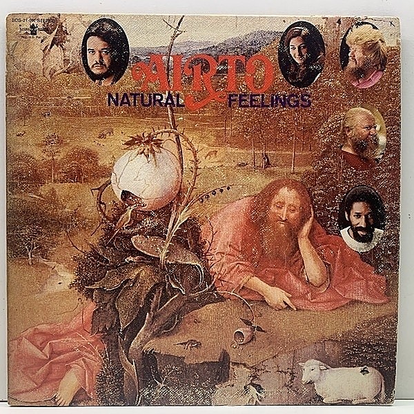 レコードメイン画像：【幻想ブラジリアンサイケ傑作】US初期プレス AIRTO Natural Feelings ('72 Buddah) w/ Ron Carter 幻覚薬草ボッサ, 土着Free Jazzなど