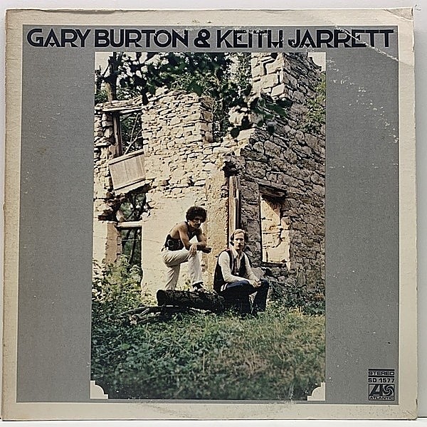 レコードメイン画像：良好盤!! USプレス 手書きATGP刻印 GARY BURTON & KEITH JARRETT (Atlantic) 若かりし頃の異例共演！w/ SAM BROWN, STEVE SWALLOW