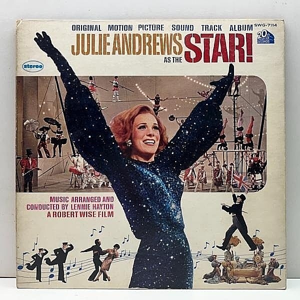 レコードメイン画像：美盤!! '68年 国内初版 JPNオリジナル 見開きGF仕様 JULIE ANDREWS Star! (20th Century Fox) ロバート・ワイズ 監督 スター! サントラ LP