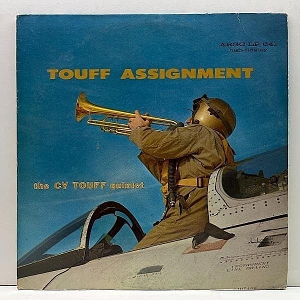 レコードメイン画像：USオリジナル MONO 黒銀ラベ 深溝 CY TOUFF QUINTET Touff Assignment ('59 Argo) w/ Sandy Mosse, Eddie Higgins, Bob Cranshaw