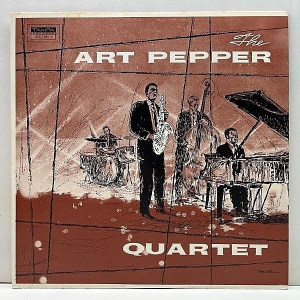 レコードメイン画像：極美盤!!【MONO】THE ART PEPPER QUARTET (Tampa TP-20 / Overseas ULS-1861-V) アート・ペッパー・カルテット JPN 70s 国内 モノラル LP