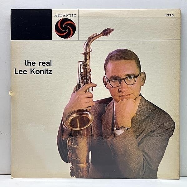 レコードメイン画像：極美盤!! オリジナル MONO 初版 黒ラベ 深溝 LEE KONITZ The Real Lee Konitz ('57 Atlantic 1273) リアル・リー・コニッツ w/ Billy Bauer