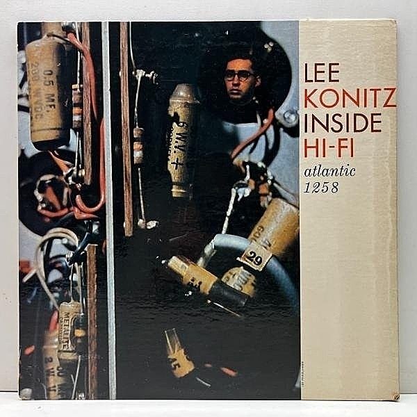 レコードメイン画像：良好!! オリジナル MONO 初版 黒銀ラベ 深溝 LEE KONITZ Inside Hi-Fi (Atlantic 1258) リー・コニッツ w/Sal Mosca, Billy Bauer モノラル