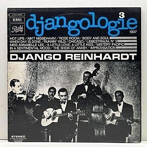 レコード画像：DJANGO REINHARDT / Djangologie 3 (1937)