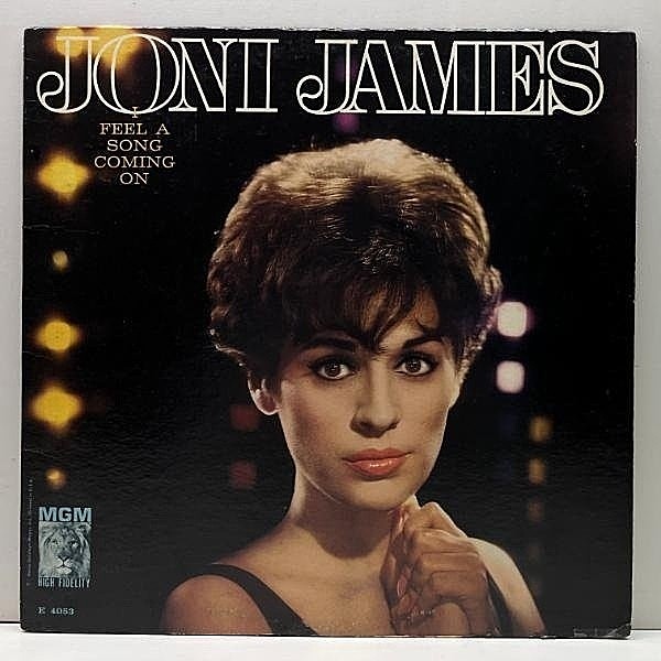 レコードメイン画像：良好!! USオリジナル JONI JAMES I Feel A Song Coming On ('62 MGM) After Hoursと並ぶ最もジャジーな人気盤 ジョニ・ジェイムス 米 初回