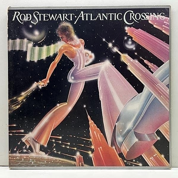 レコードメイン画像：良好!! US初期プレス パームツリー 見開きGF仕様 ROD STEWART Atlantic Crossing (Warner BSK 3108) ロッド・スチュワート 名曲 Sailing 他