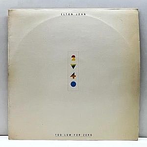 レコード画像：ELTON JOHN / Too Low For Zero