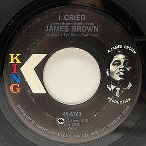 レコード画像：JAMES BROWN / I Cried / World Pt. 2