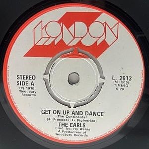 レコード画像：EARLS / Get On Up And Dance (The Continental)