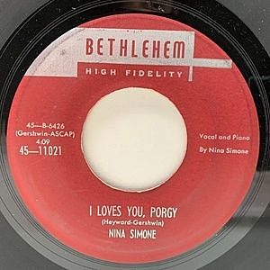 レコード画像：NINA SIMONE / I Loves You Porgy / Love Me Or Leave Me