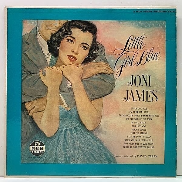 レコードメイン画像：レアな良好品!! USオリジナル MONO 黄ラベ 深溝 JONI JAMES Little Girl Blue ('56 MGM E 3347) ジョニ・ジェームス 初期の代表作 モノラル