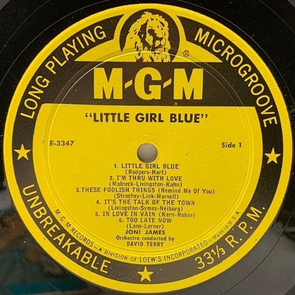 JONI JAMES / Little Girl Blue (LP) / MGM | WAXPEND RECORDS