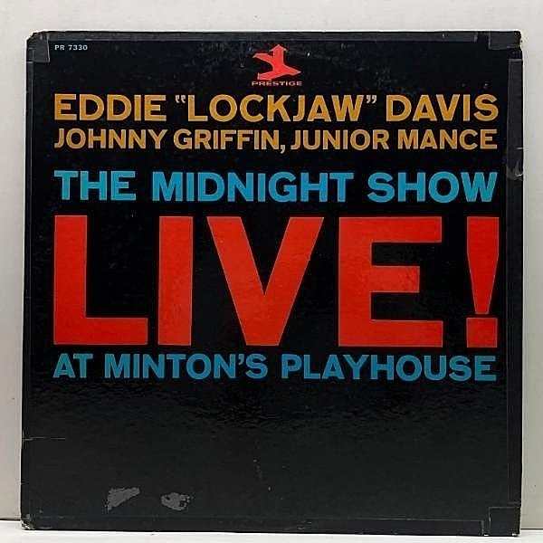 レコードメイン画像：良好盤!! プロモ MONO VANGELDER刻印 USオリジナル EDDIE DAVIS & JOHNNY GRIFFIN, JUNIOR MANCE Live! The Midnight Show 米モノラル